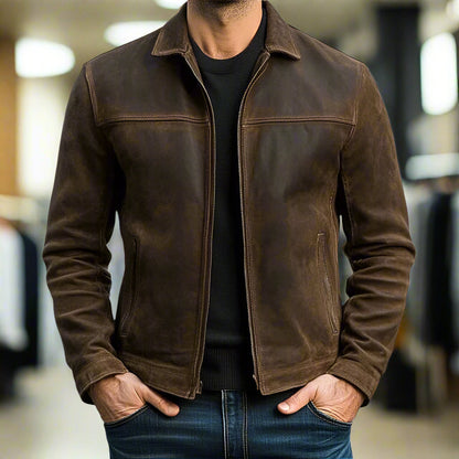 Kaiden™ | Premium Leather Zip Jacket