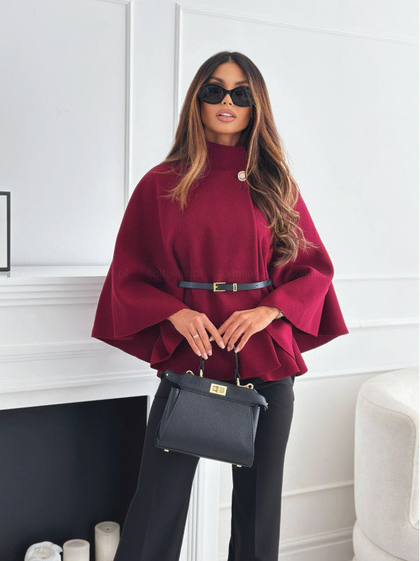 Sonia | Poncho Jacket with Belt