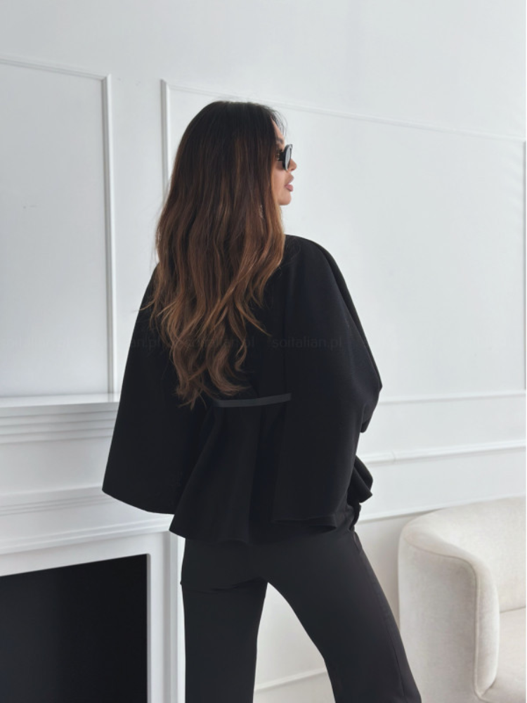 Sonia | Poncho Jacket with Belt