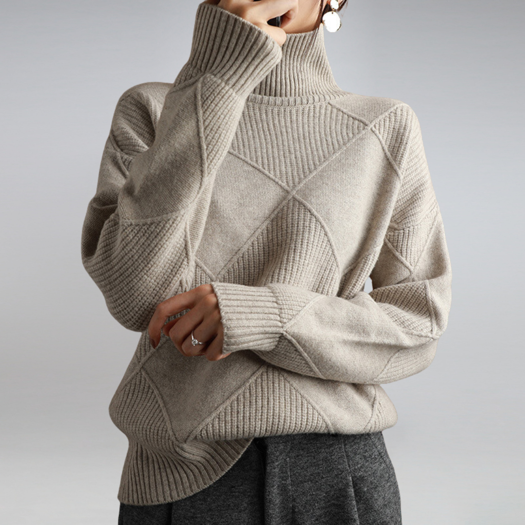 Amalia™- Cashmere Turtleneck Sweater