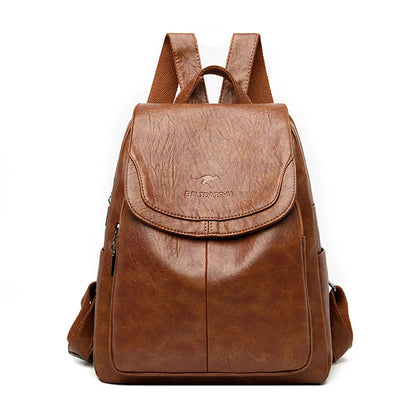 EDA™ | Anti-theft Leather Backpack