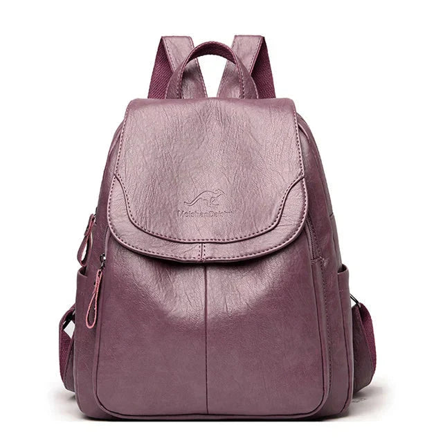 EDA™ | Anti-theft Leather Backpack