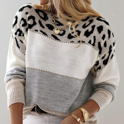 Cheyenne - Leopard Design Sweater