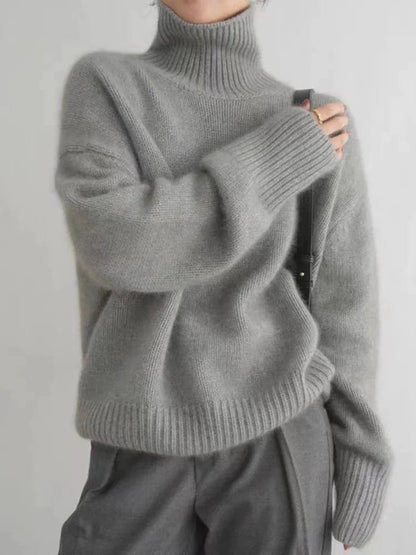 Emily™ – Comfortable, Soft Knit Turtleneck Sweater