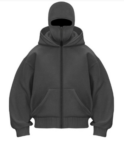 Jamie™ | Solid Color Hoodie with Balaclava