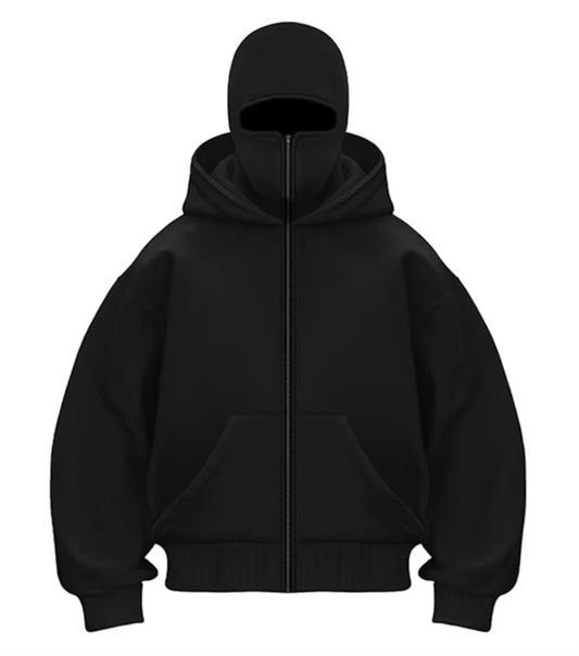 Jamie™ | Solid Color Hoodie with Balaclava