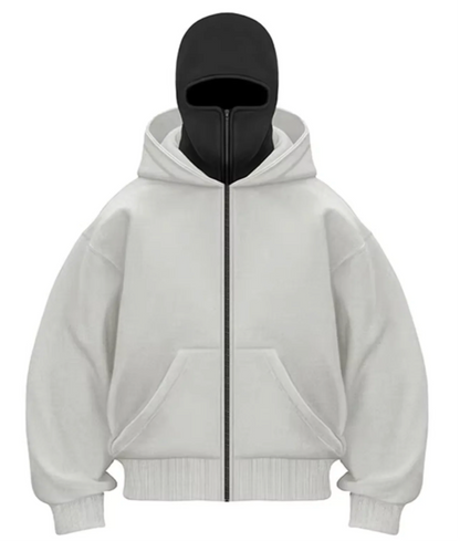 Jamie™ | Solid Color Hoodie with Balaclava