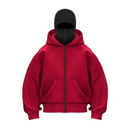 Jamie™ | Solid Color Hoodie with Balaclava