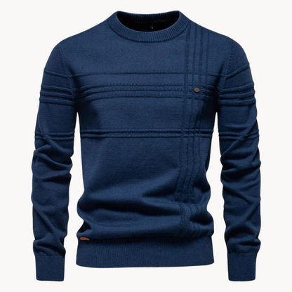 Harper™ | Men's Sweater with Checkered Design