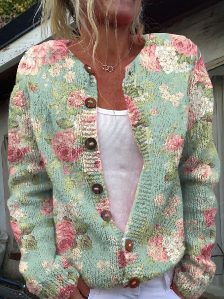 Alda™ | Floral Cardigan