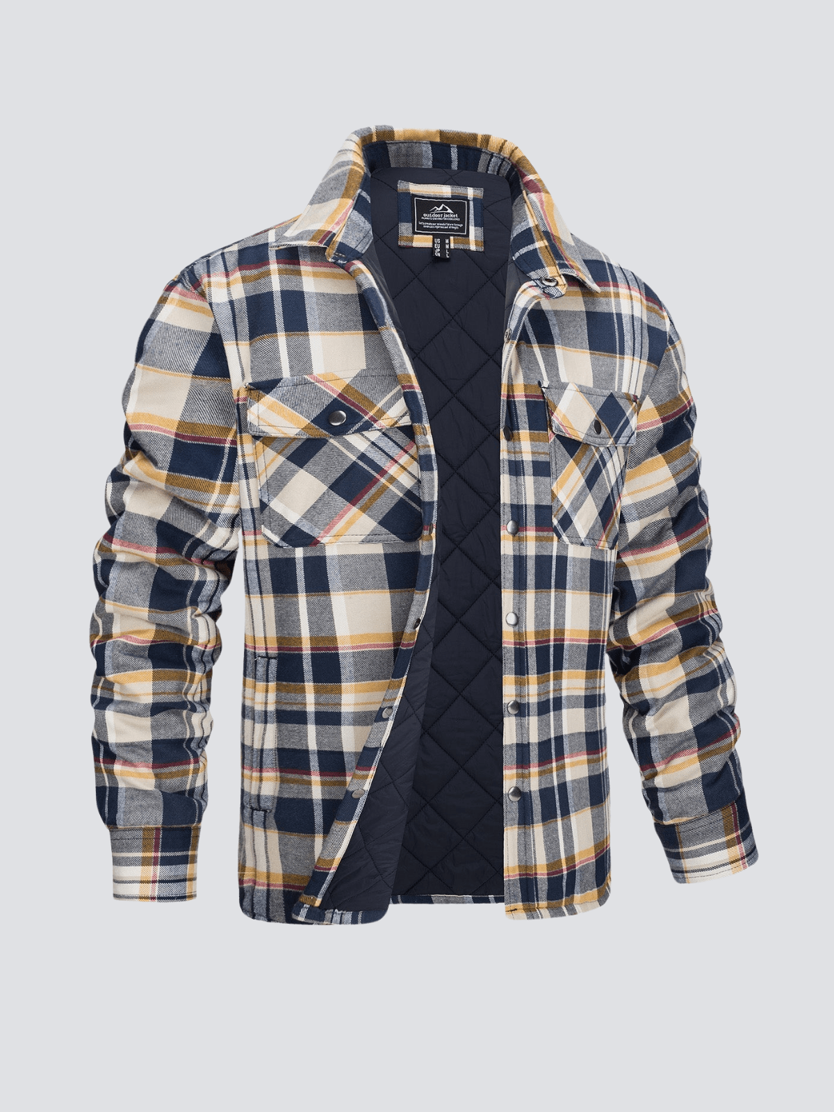 Iver - Striped Flannel Jacket